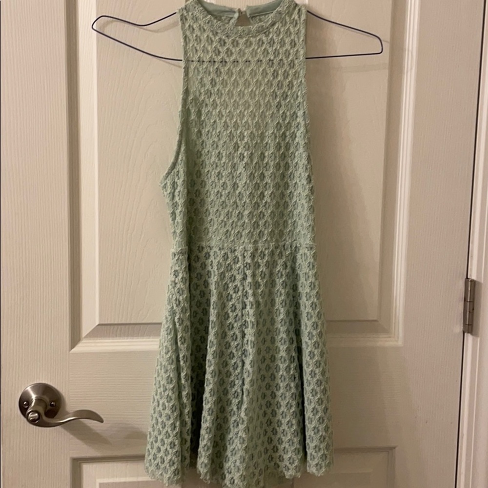 Backless lace romper from Urban